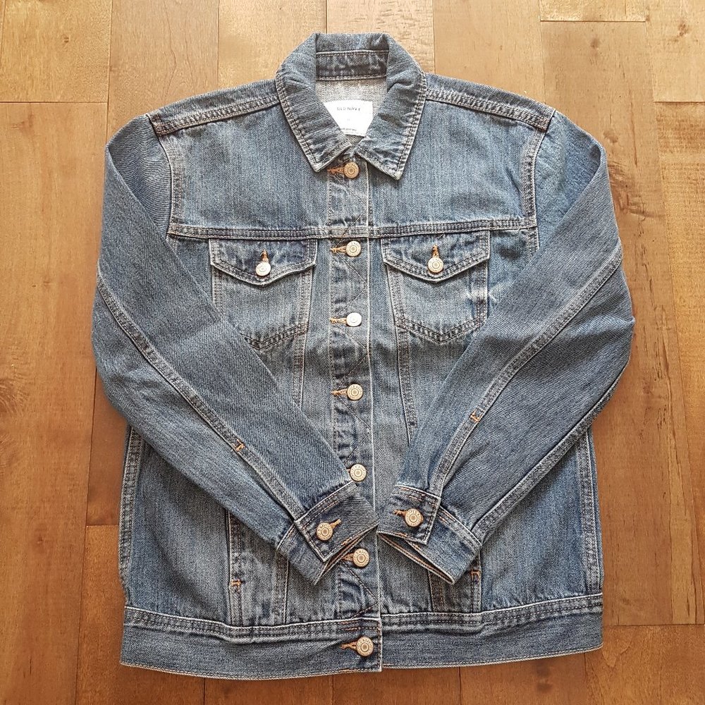 Old Navy Boyfriend Jean Jacket For Women XS (NWT)